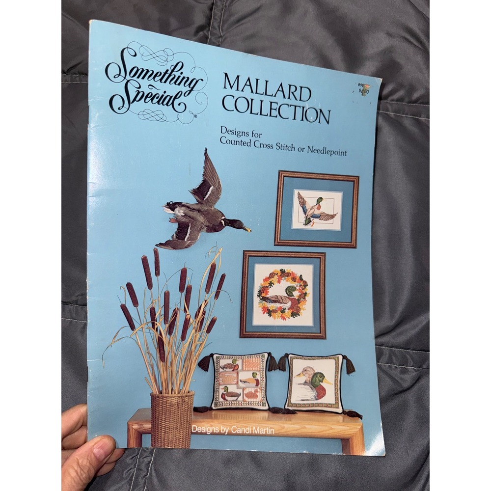 Something Special Mallard Collection Cross Stitch Needlepoint Candi Martin Vtg